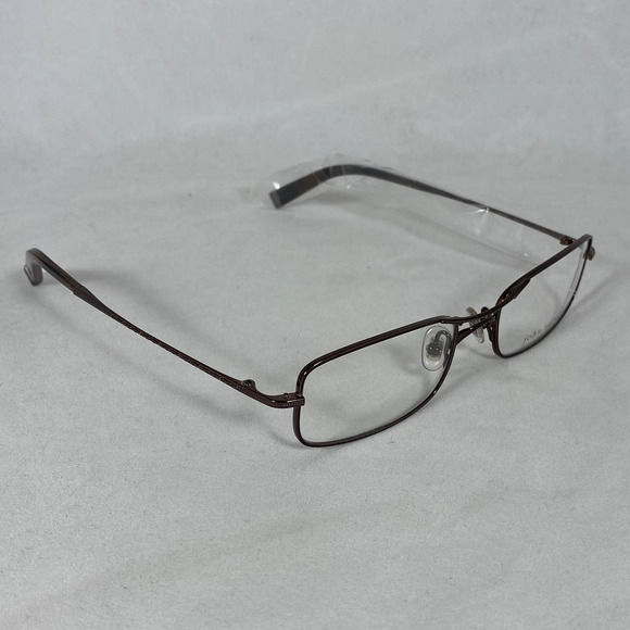 John Varvatos Designer Eyeglasses Frame V105 in Brown 51mm DEMO LENS - Picture 4 of 8